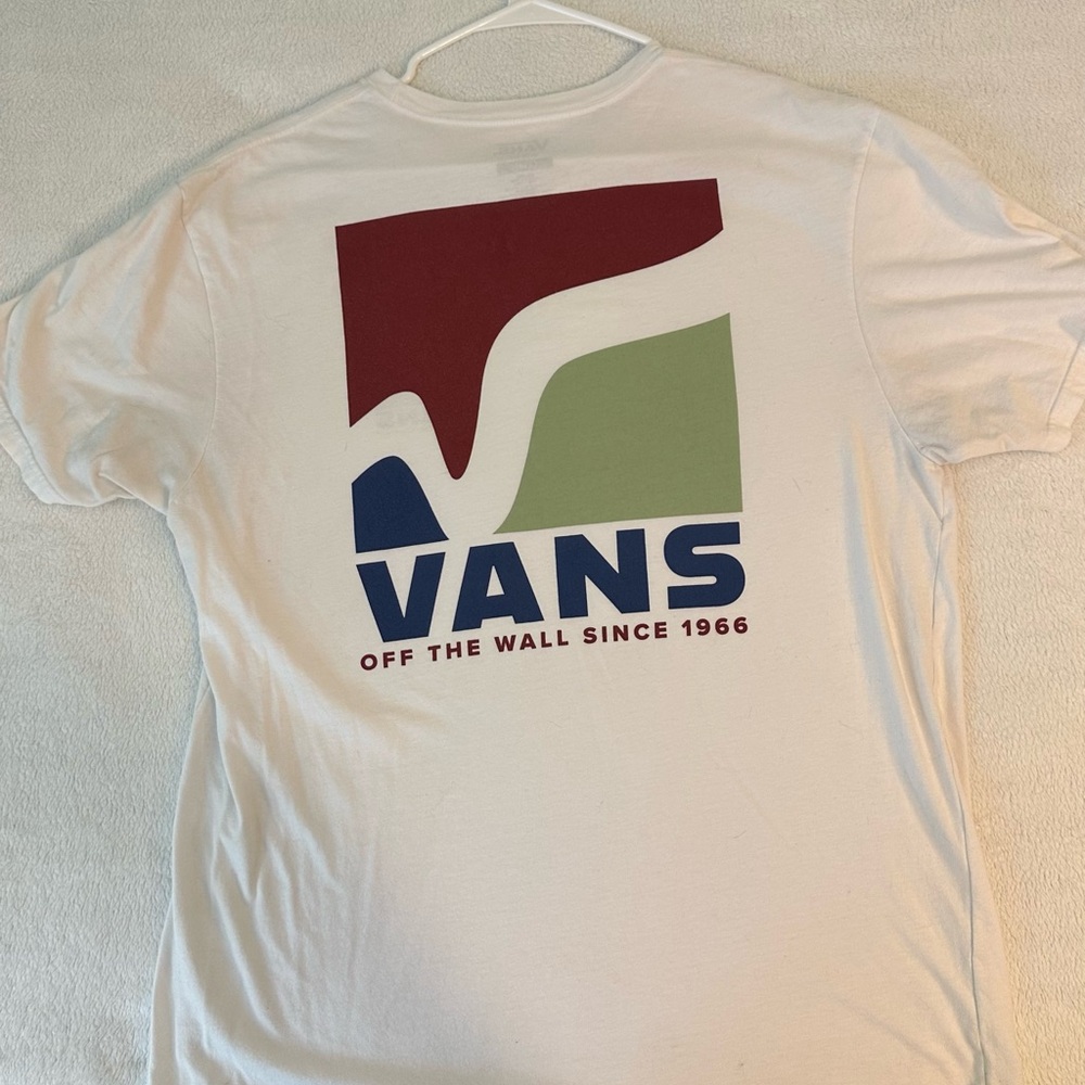 Vans Cream Slim Fit T-Shirt